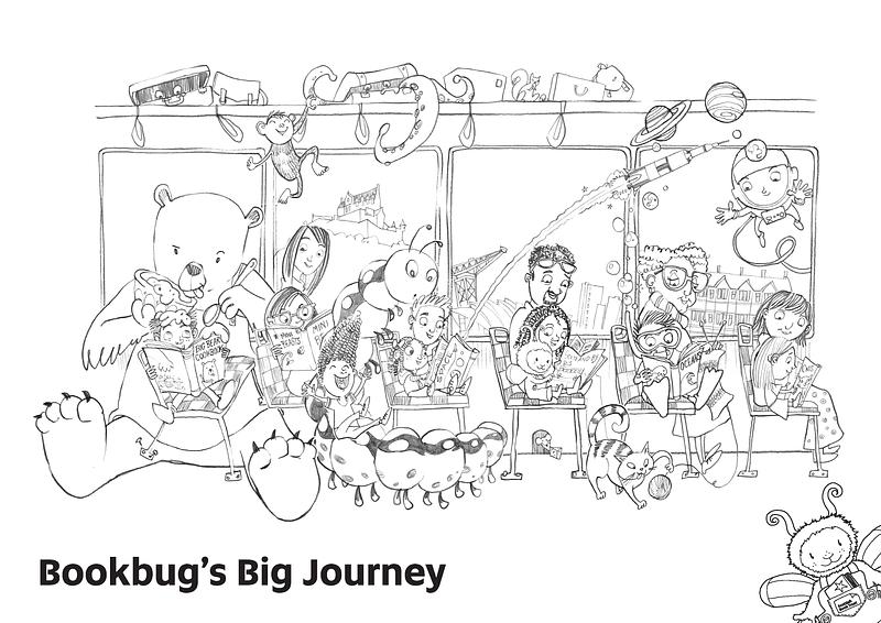 Bookbug's Big Journey colouring sheet